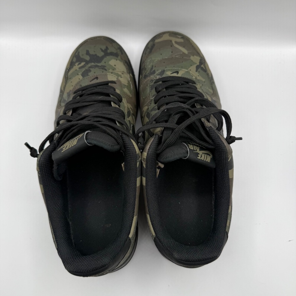 Nike Air Force 1 Low 07 LV8 Reflective Camo Mens 12 Olive Green 718152-203 - Picture 9 of 10